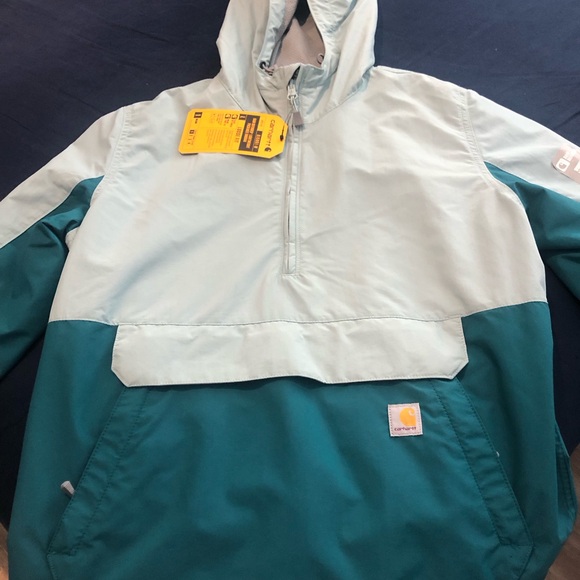 Carhartt Women's Rain Defender Loose Fit Lightweight Packable Anorak | Sz Small - Picture 3 of 6